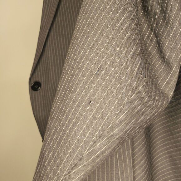 Tommy Hilfiger Wool Pinstripe Suit Jacket Mens Blazer - Picture 5 of 6